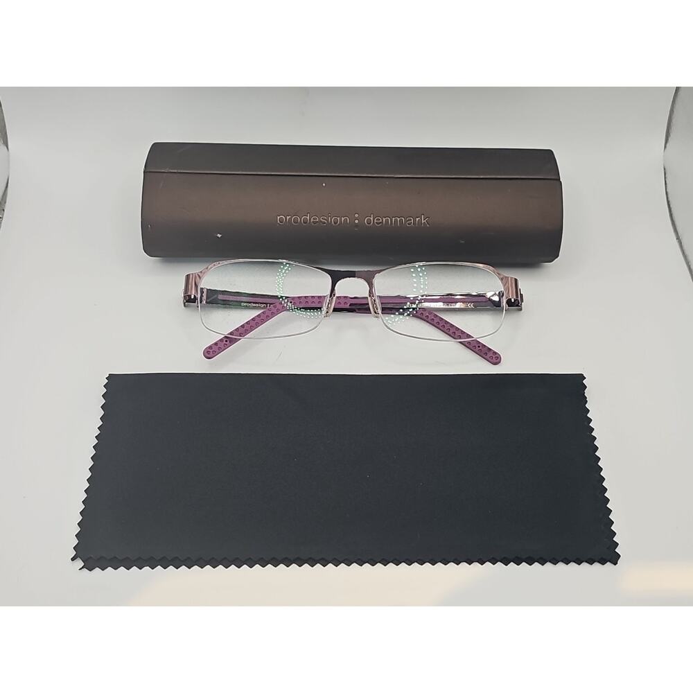 Prodesign Denmark Eyeglasses 6124 C.5022 Women's Purple 51-16-135 FRAMES ONLY